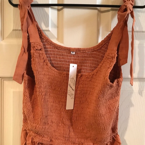 New With Tags Smocked MIDI Dress - Picture 5 of 5